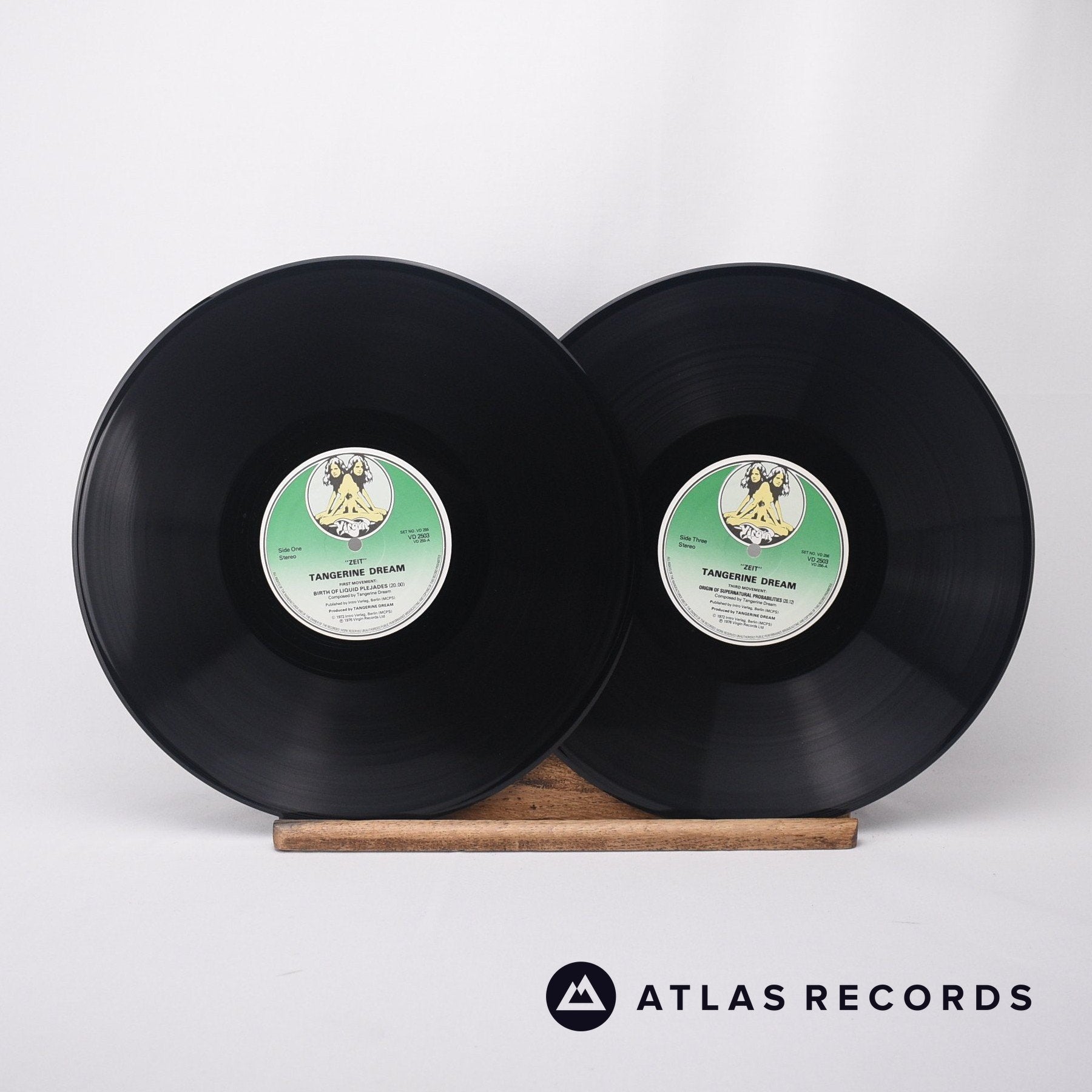 Tangerine Dream Zeit 2 x LP Vinyl Record EX/VG+ – Atlas Records