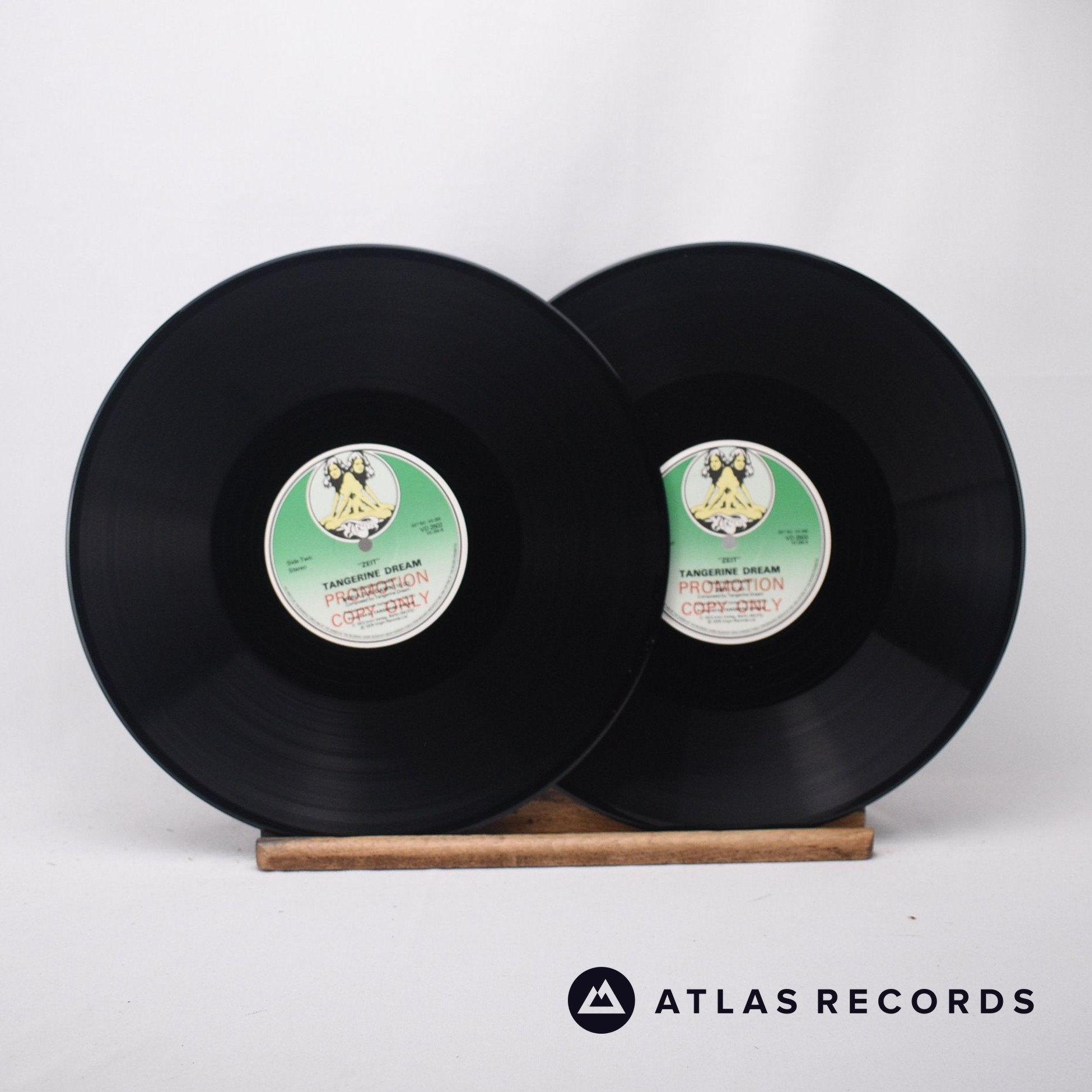 Tangerine Dream Zeit 2 x LP Vinyl Record EX/EX – Atlas Records