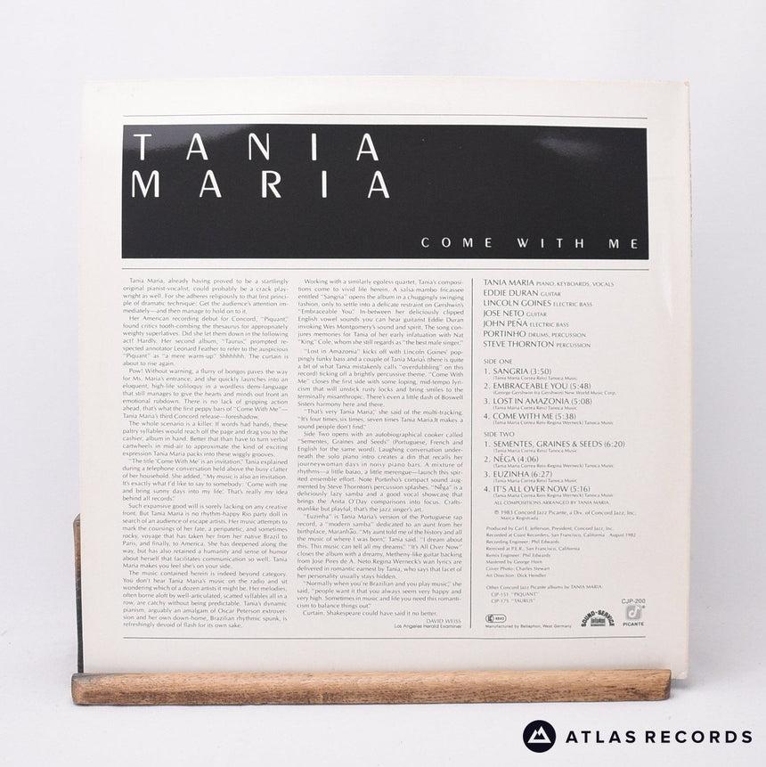 Tania Maria - Come With Me - Germany A-1 B-1 LP Vinyl Record - EX/EX