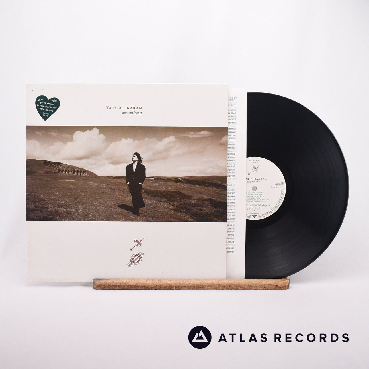 Tanita Tikaram Ancient Heart LP Vinyl Record - Front Cover & Record