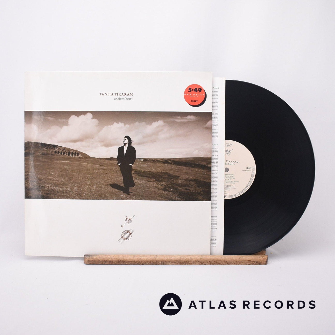 Tanita Tikaram Ancient Heart LP Vinyl Record - Front Cover & Record