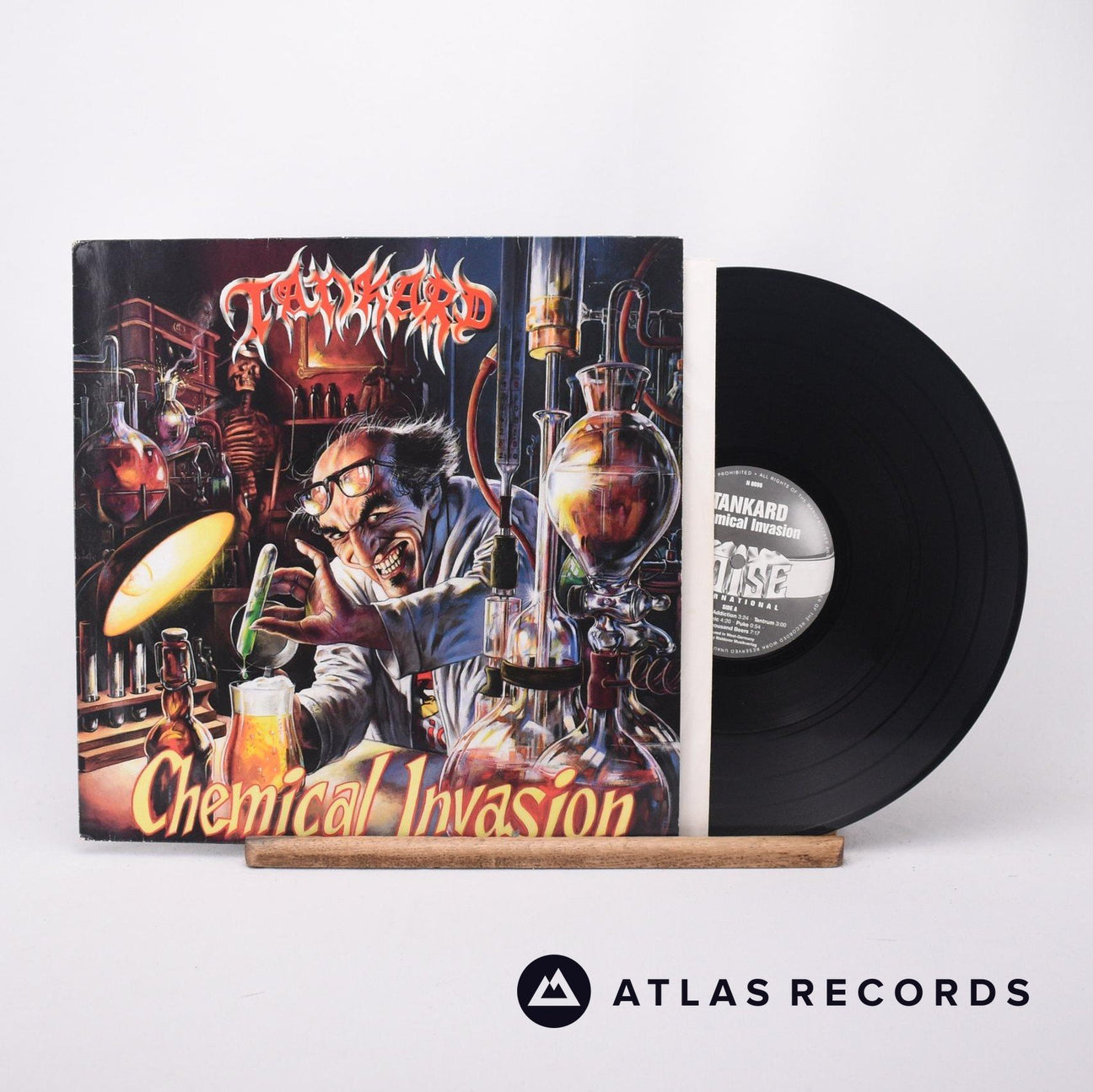 Tankard Chemical Invasion LP Vinyl Record - Front Cover & Record