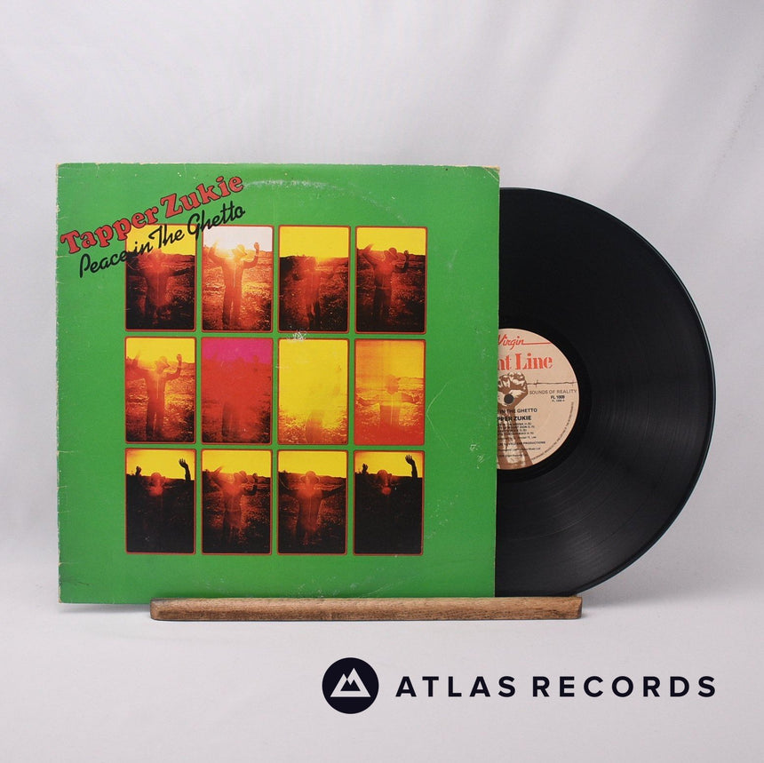 Tapper Zukie Peace In The Ghetto LP Vinyl Record - Front Cover & Record