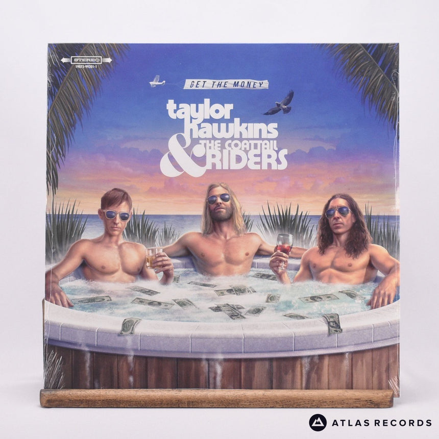 Taylor Hawkins & The Coattail Riders Get The Money LP Vinyl Record - Front Cover & Record