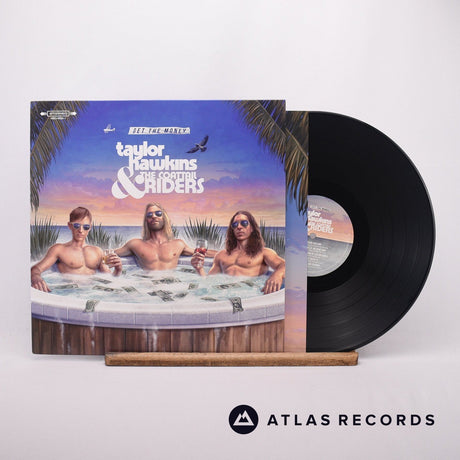 Taylor Hawkins & The Coattail Riders Get The Money LP Vinyl Record - Front Cover & Record