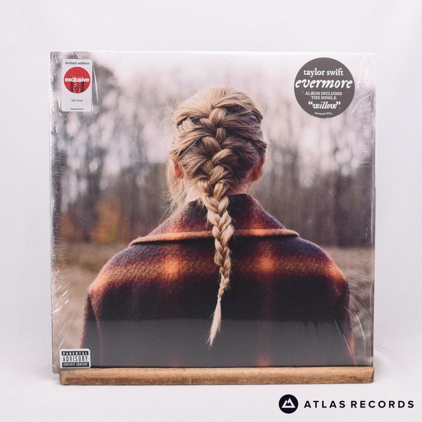 Taylor Swift Evermore Double LP Vinyl Record - Front Cover & Record