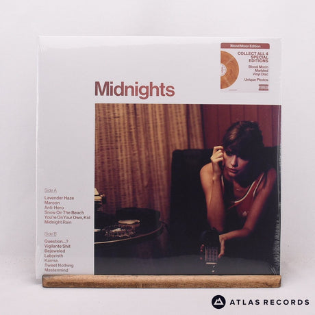 Taylor Swift Midnights LP Vinyl Record - Front Cover & Record