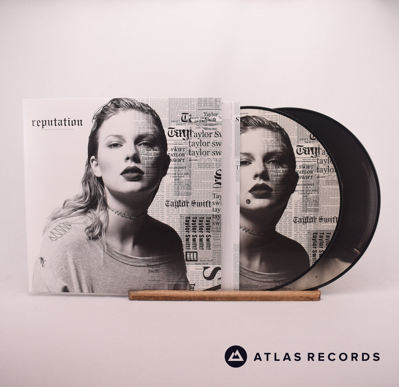 Taylor Swift Reputation 2 x LP Vinyl Record - Front Cover & Record
