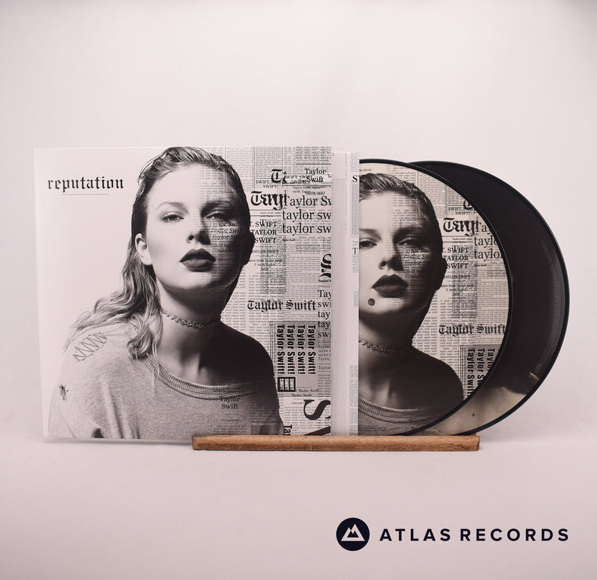 Taylor Swift Reputation 2 x LP Vinyl Record - Front Cover & Record