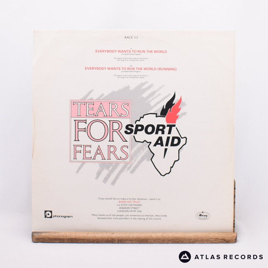 Tears For Fears - Everybody Wants To Run The World - 12" Vinyl Record - VG+/VG+