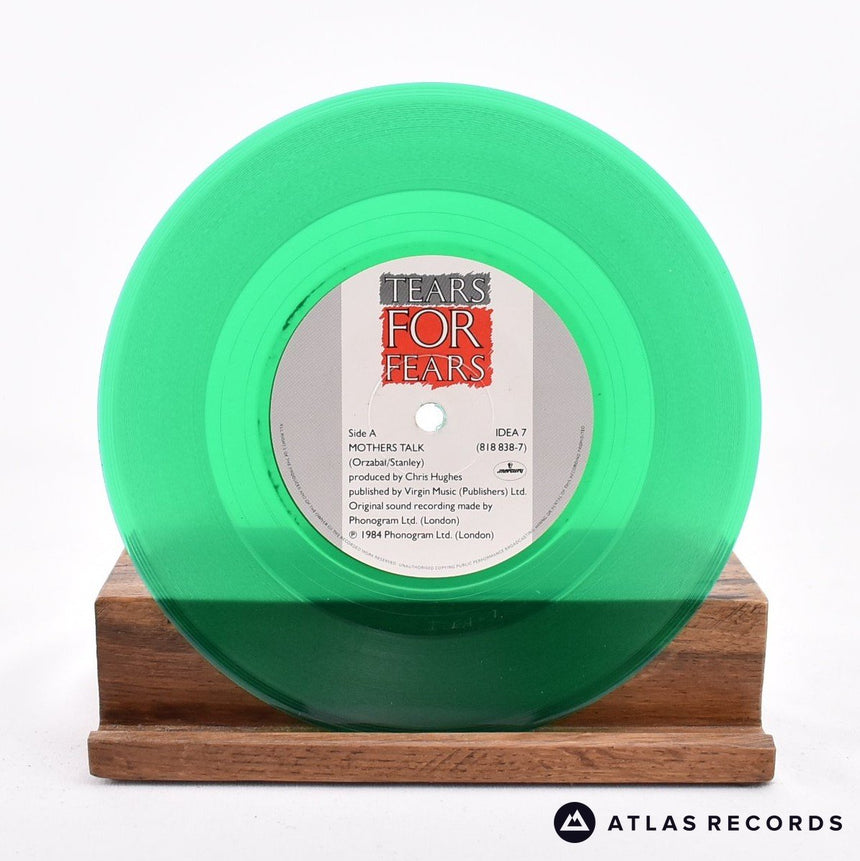 Tears For Fears - Mothers Talk - Green Limited Edition 7" Vinyl Record - VG+/VG+