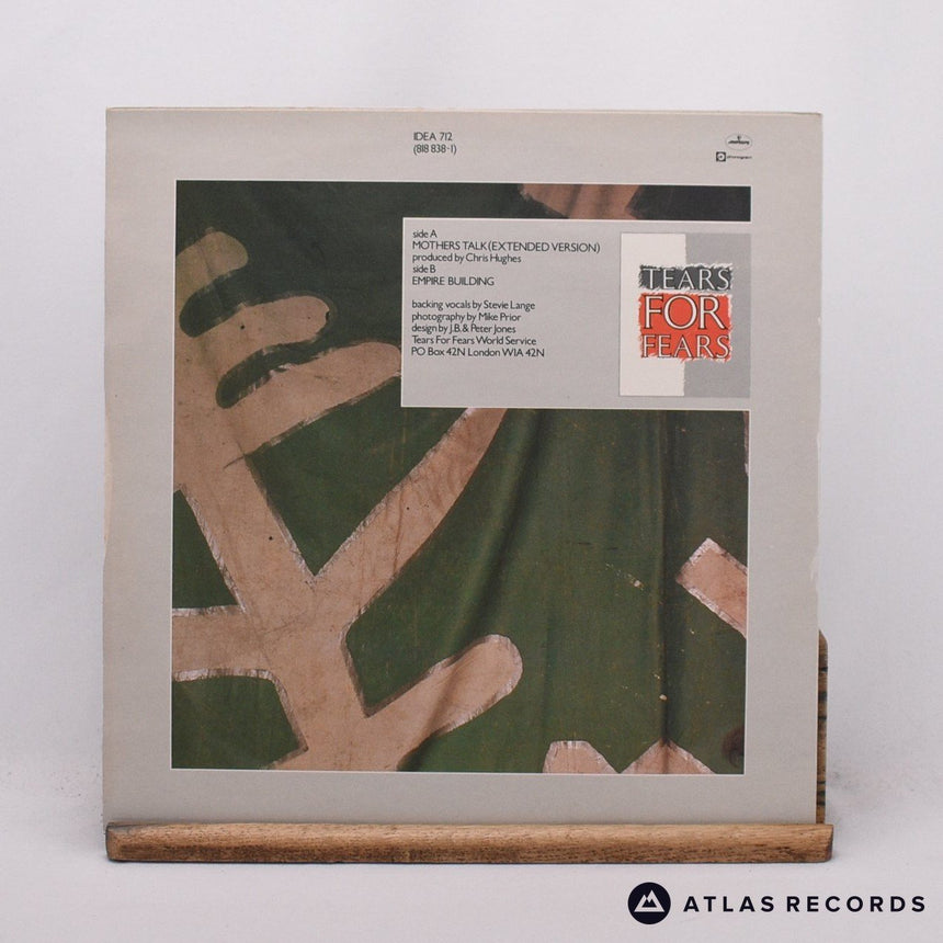 Tears For Fears - Mothers Talk (Extended Version) - 12" Vinyl Record - EX/VG+