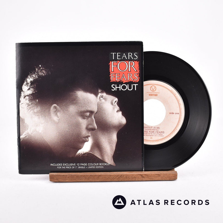 Tears For Fears Shout 7" Vinyl Record - Front Cover & Record