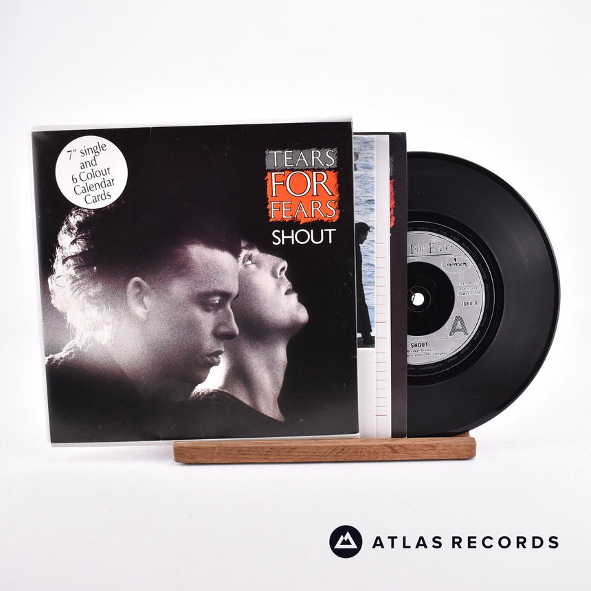 Tears For Fears Shout 7" Vinyl Record - Front Cover & Record
