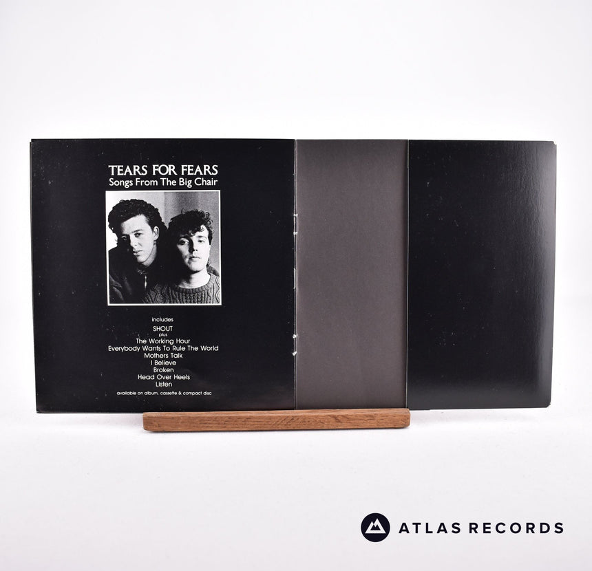 Tears For Fears - Shout - Lyric Sheet Gatefold Canada 7" Vinyl Record - VG+/VG+