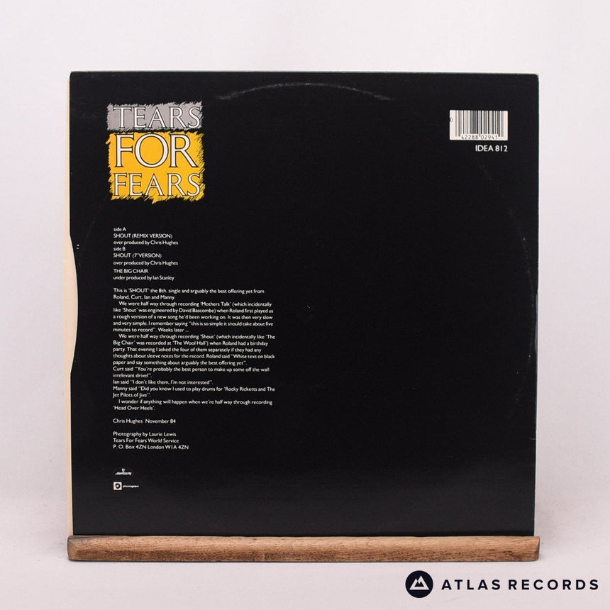 Tears For Fears - Shout (Remix Version) - Townhouse 12" Vinyl Record - EX/NM