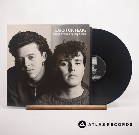 Tears For Fears Songs From The Big Chair LP Vinyl Record - Front Cover & Record