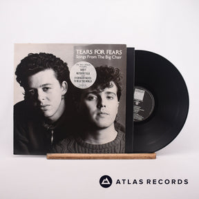 Tears For Fears Songs From The Big Chair LP Vinyl Record - Front Cover & Record