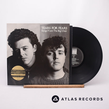 Tears For Fears Songs From The Big Chair LP Vinyl Record - Front Cover & Record