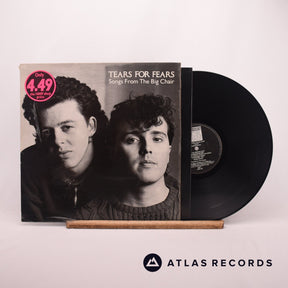 Tears For Fears Songs From The Big Chair LP Vinyl Record - Front Cover & Record