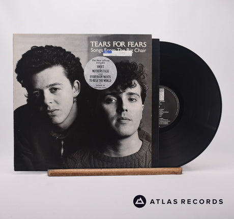 Tears For Fears Songs From The Big Chair LP Vinyl Record - Front Cover & Record