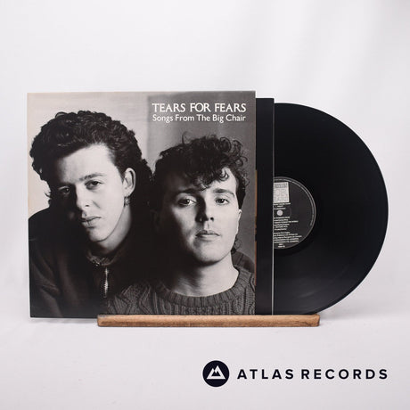 Tears For Fears Songs From The Big Chair LP Vinyl Record - Front Cover & Record