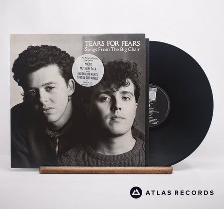 Tears For Fears Songs From The Big Chair LP Vinyl Record - Front Cover & Record