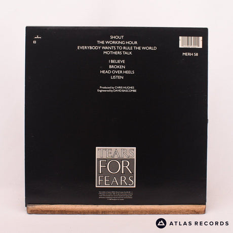 Tears For Fears - Songs From The Big Chair - A//1 B//1 LP Vinyl Record - EX/EX