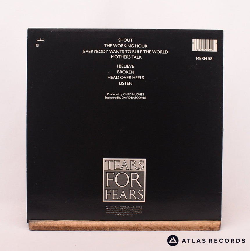 Tears For Fears - Songs From The Big Chair - A//1 B//1 LP Vinyl Record - EX/EX