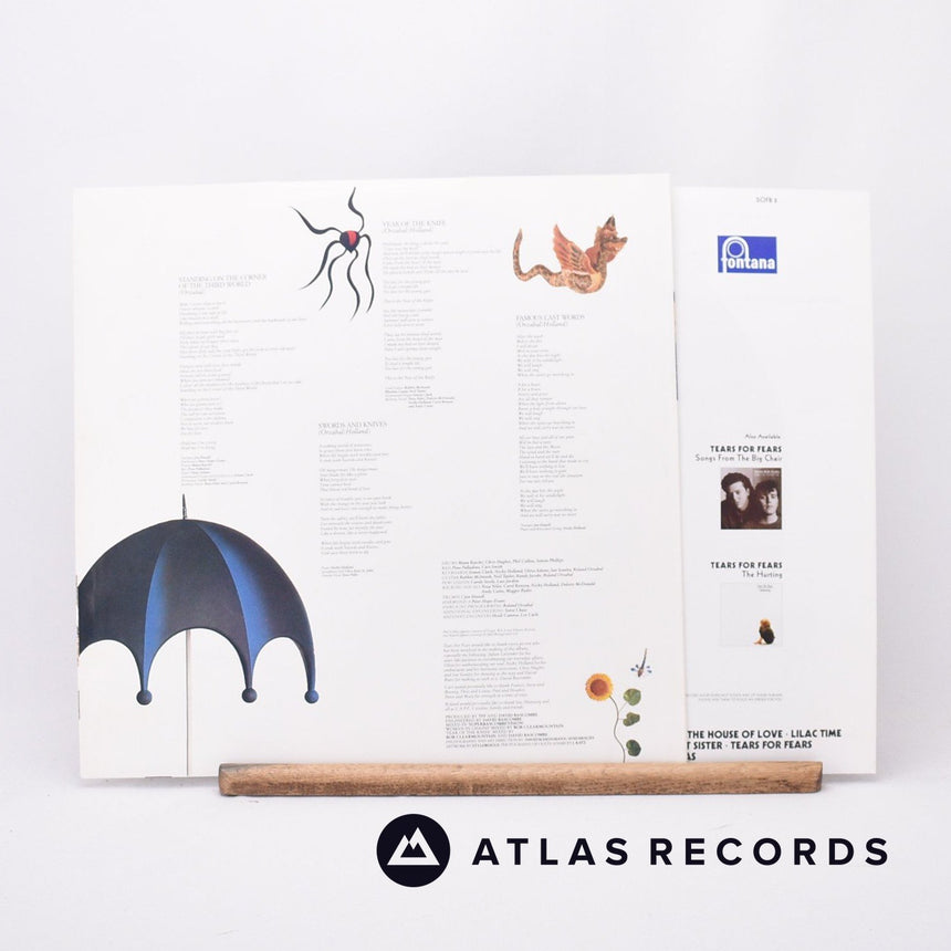 Tears For Fears - The Seeds Of Love - Insert LP Vinyl Record - EX/VG+