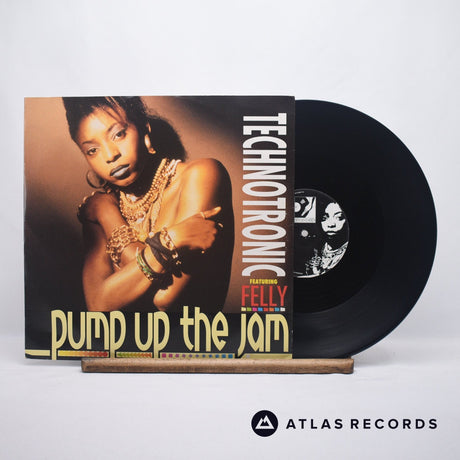 Technotronic Pump Up The Jam 12" Vinyl Record - Front Cover & Record