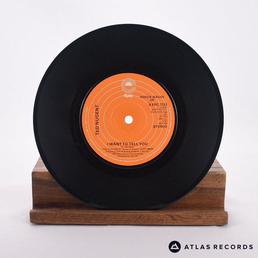 Ted Nugent - Shock Waves EP - Special Edition 7" EP Vinyl Record - EX/VG+