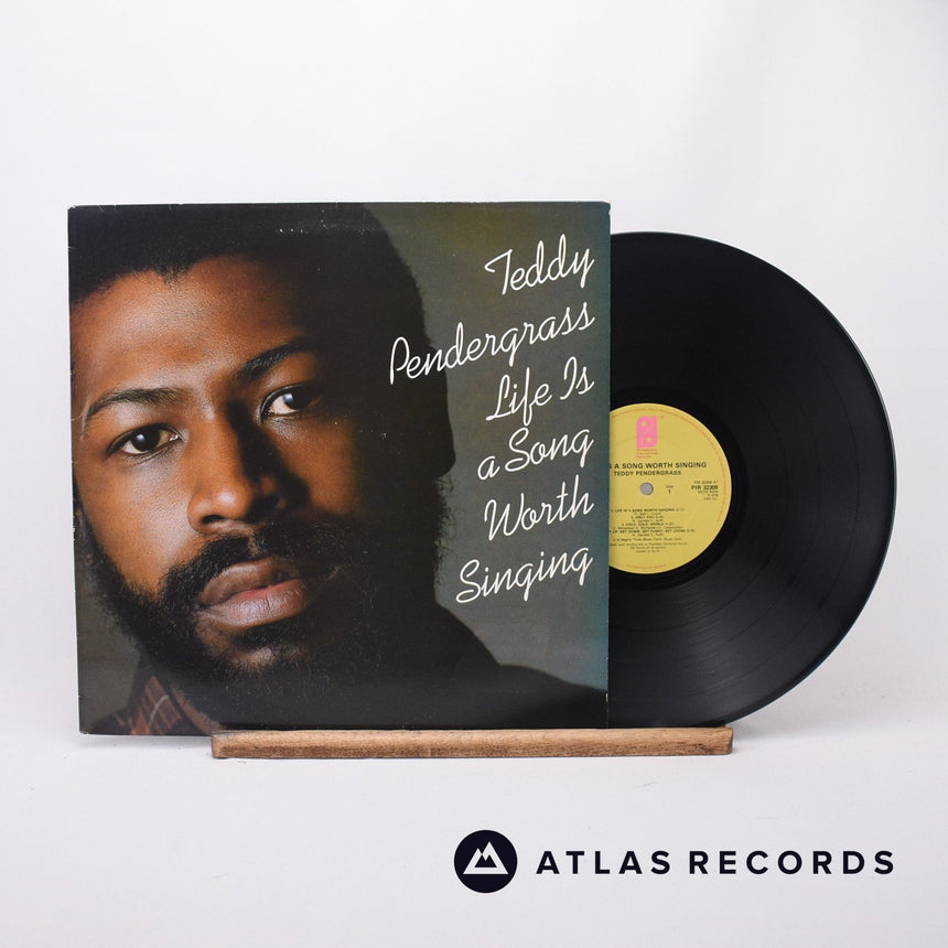 Teddy Pendergrass Life Is A Song Worth Singing LP Vinyl Record - Front Cover & Record