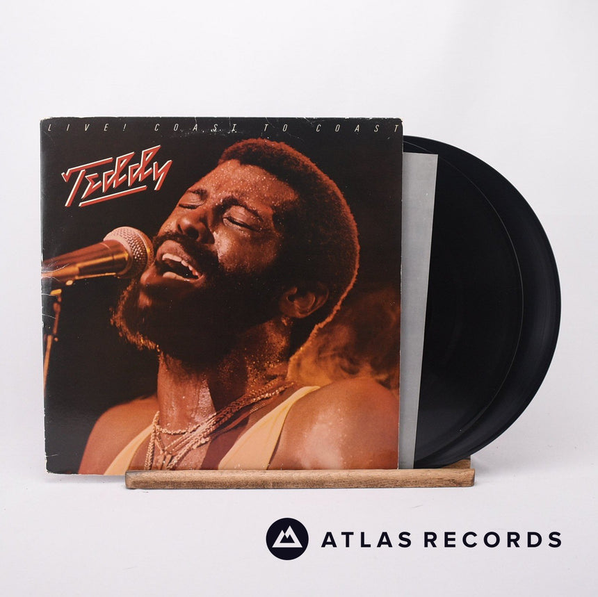 Teddy Pendergrass Live! Coast To Coast 2 x LP Vinyl Record - Front Cover & Record