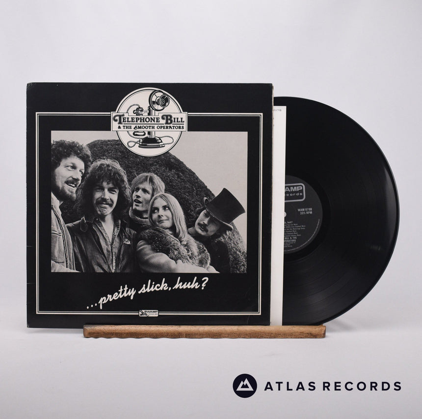 Telephone Bill And The Smooth Operators Pretty Slick, Huh? LP Vinyl Record - Front Cover & Record