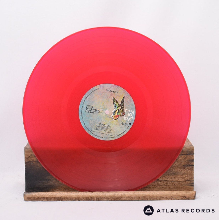 Television - Adventure - Red First Uk Press Insert LP Vinyl Record - EX/EX