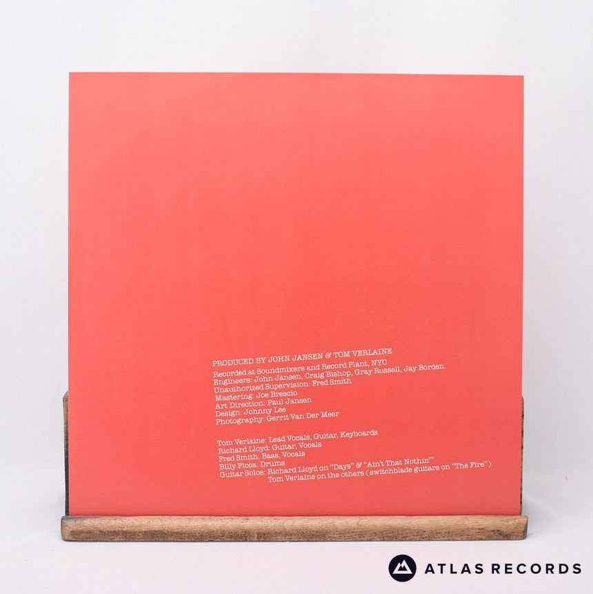 Television - Adventure - First Uk Press A1 B1 LP Vinyl Record - EX/EX