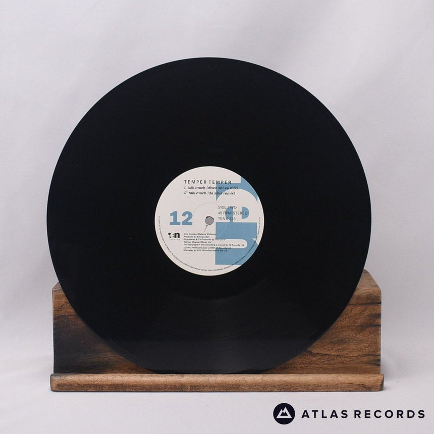 Temper Temper - Talk Much - Insert 12" Vinyl Record - VG+/EX