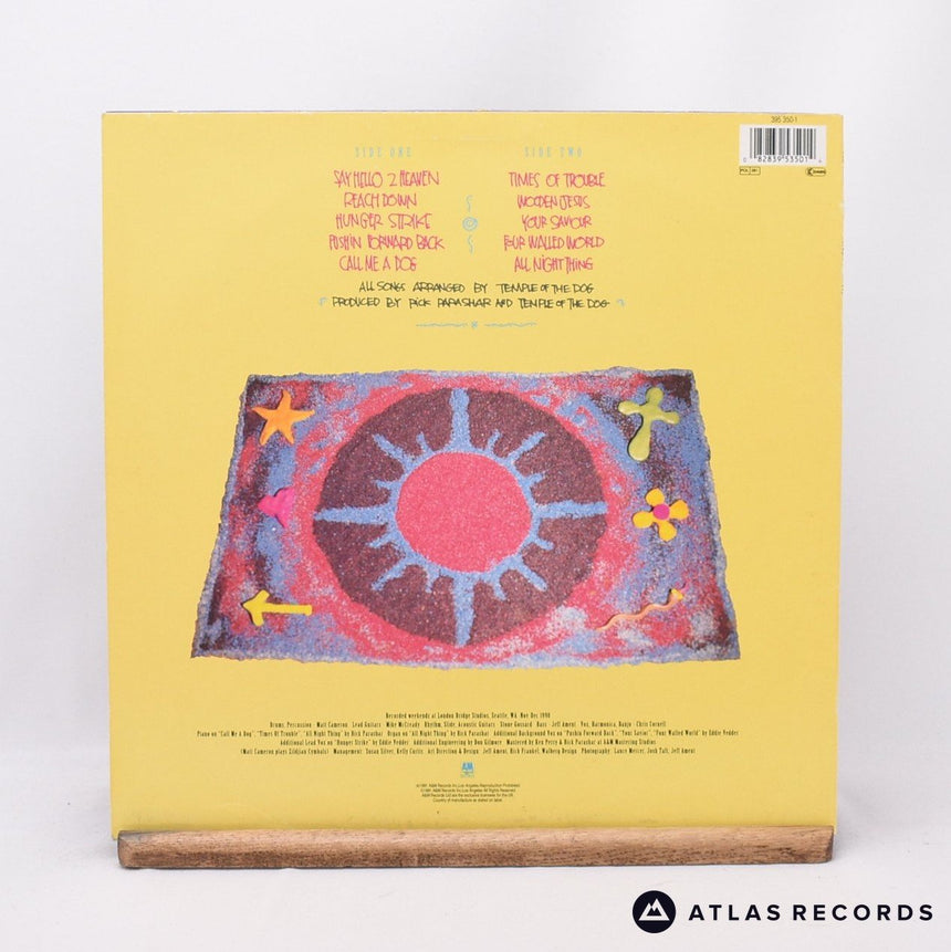 Temple Of The Dog - Temple Of The Dog - A1=1 S2=1 LP Vinyl Record - VG+/VG