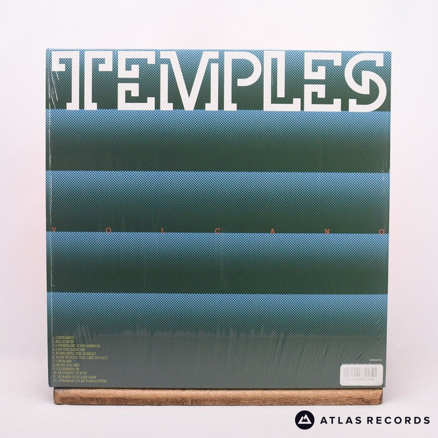 Temples - Volcano - Neon Orange Translucent A3 B2 LP Vinyl Record - NM/NM