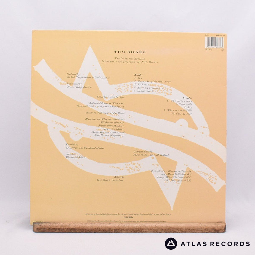 Ten Sharp - Under The Water-Line - LP Vinyl Record - EX/VG+