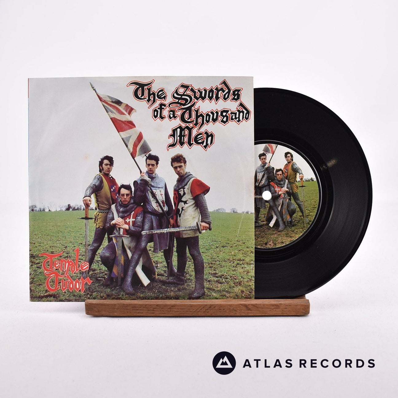 Tenpole Tudor The Swords Of A Thousand Men 7" Vinyl Record - Front Cover & Record