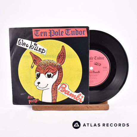 Tenpole Tudor Who Killed Bambi 7" Vinyl Record - Front Cover & Record