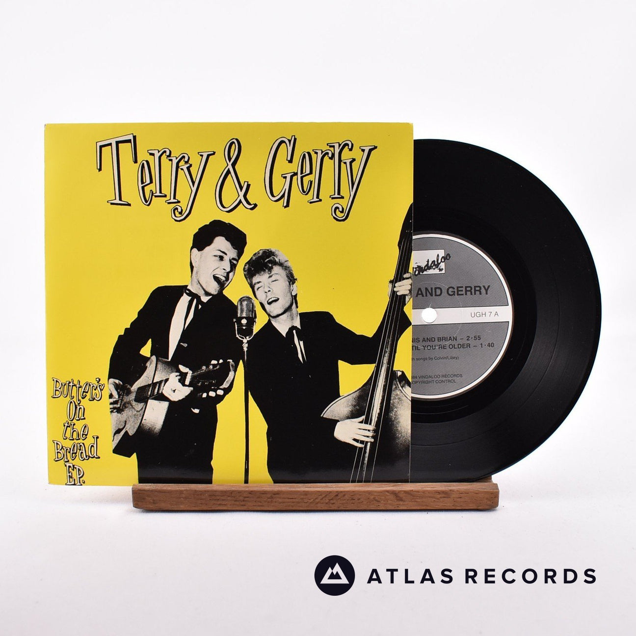 Terry And Gerry Butter's On The Bread E.P. 7" Vinyl Record - Front Cover & Record