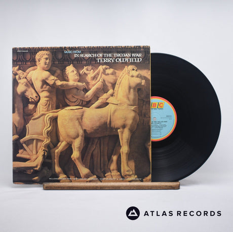 Terry Oldfield Music From In Search Of The Trojan War LP Vinyl Record - Front Cover & Record