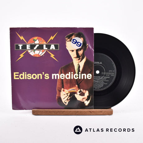 Tesla Edison's Medicine 7" Vinyl Record - Front Cover & Record