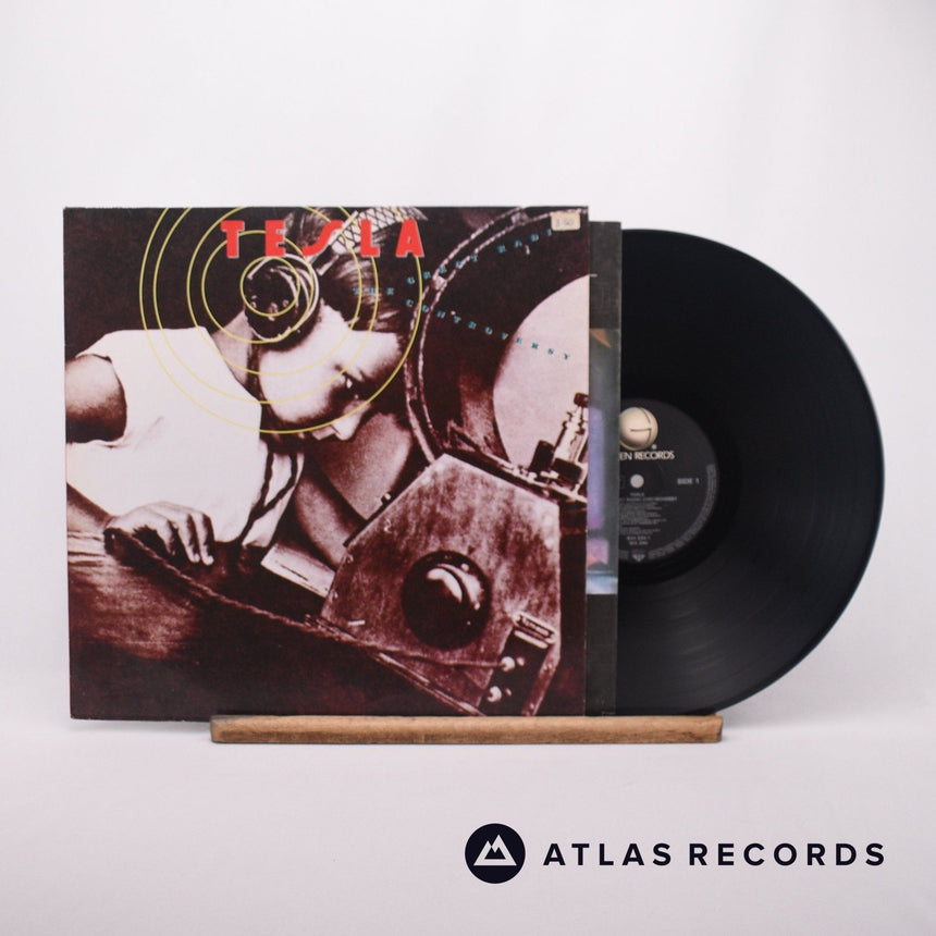 Tesla The Great Radio Controversy LP Vinyl Record - Front Cover & Record