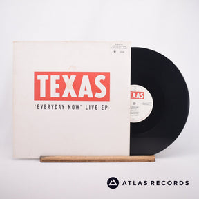 Texas Everyday Now Live EP 12" Vinyl Record - Front Cover & Record