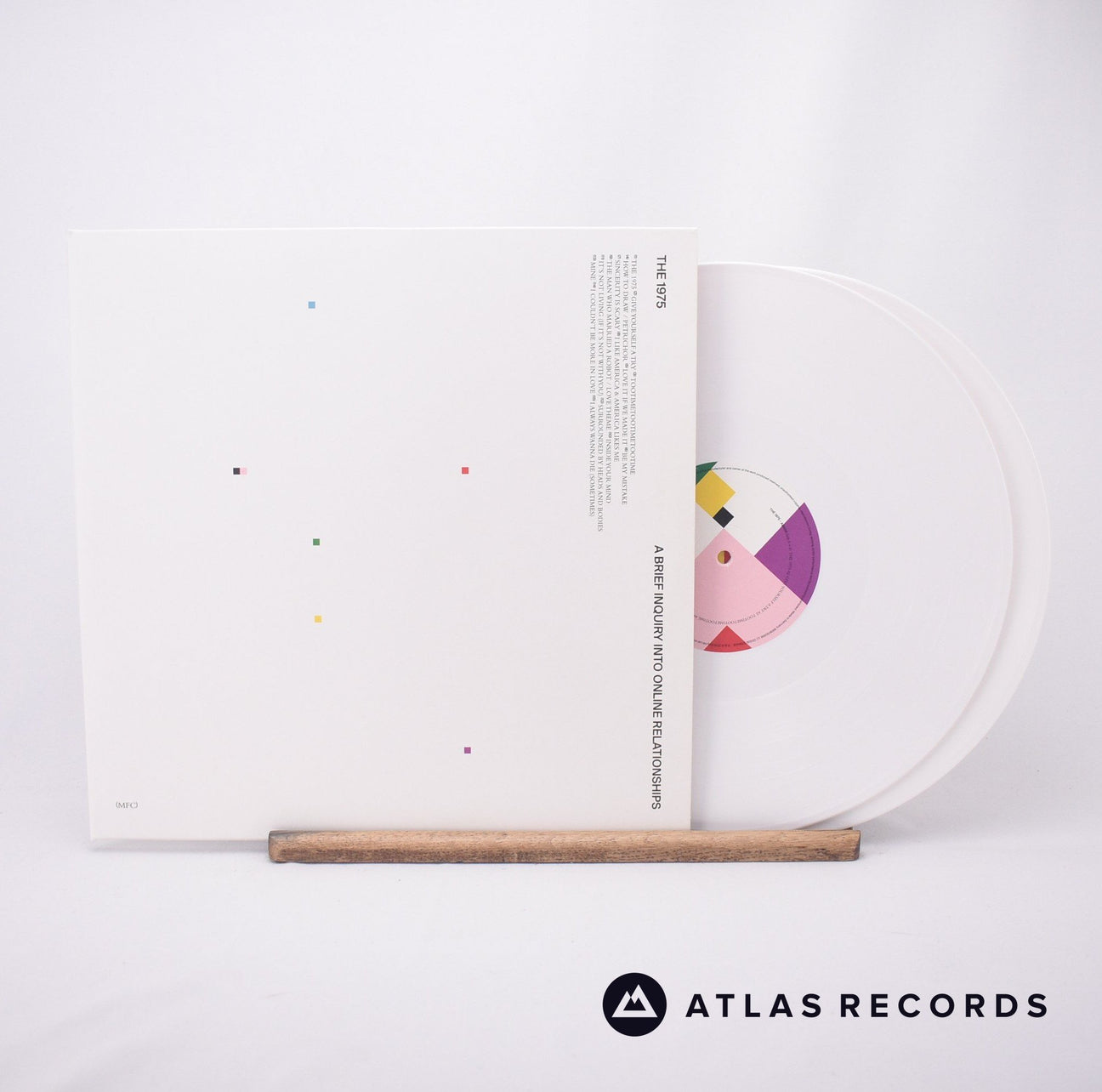 The 1975 A Brief Inquiry Into Online Relationships 2 x LP Vinyl Record - Front Cover & Record