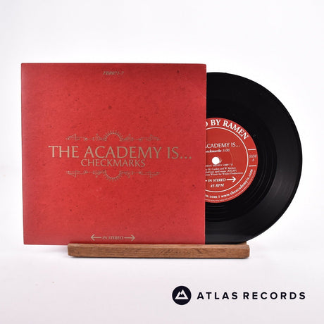 The Academy Is... Checkmarks 7" Vinyl Record - Front Cover & Record